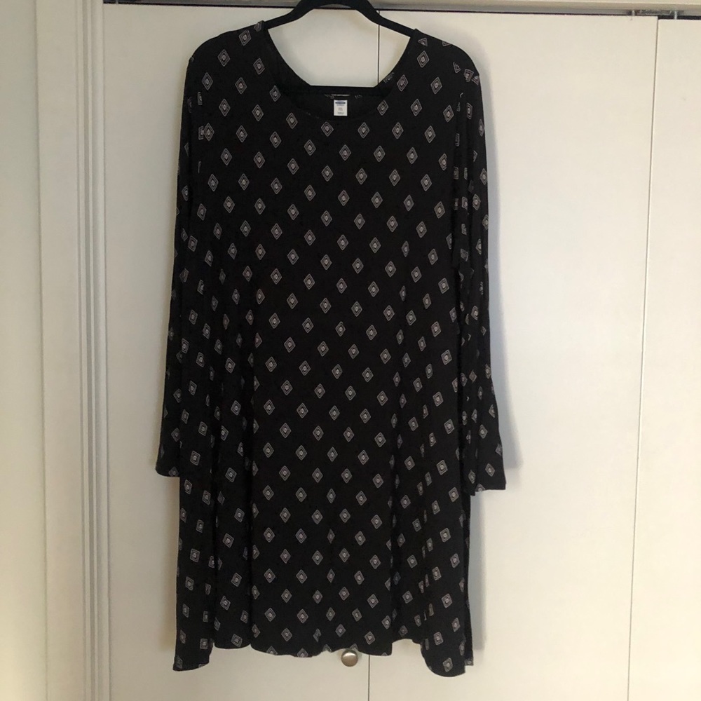 Long sleeve swing dress